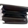 Gucci Monogram Metal Bar Zip Around Wallet Dark Brown - Image 6