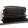 Gucci Monogram Metal Bar Zip Around Wallet Dark Brown - Image 14