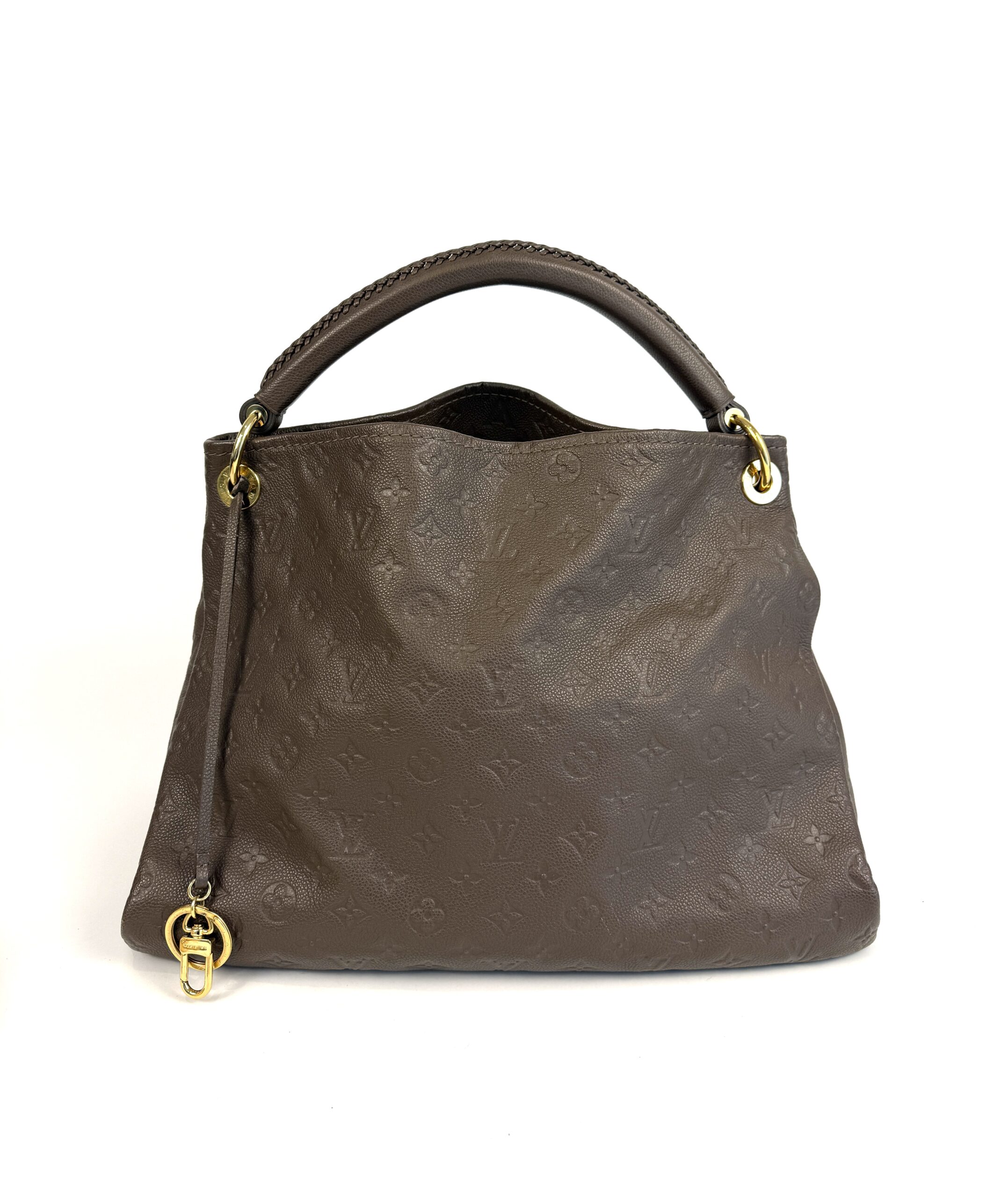 Louis Vuitton Artsy MM Terre Empreinte Leather Hobo