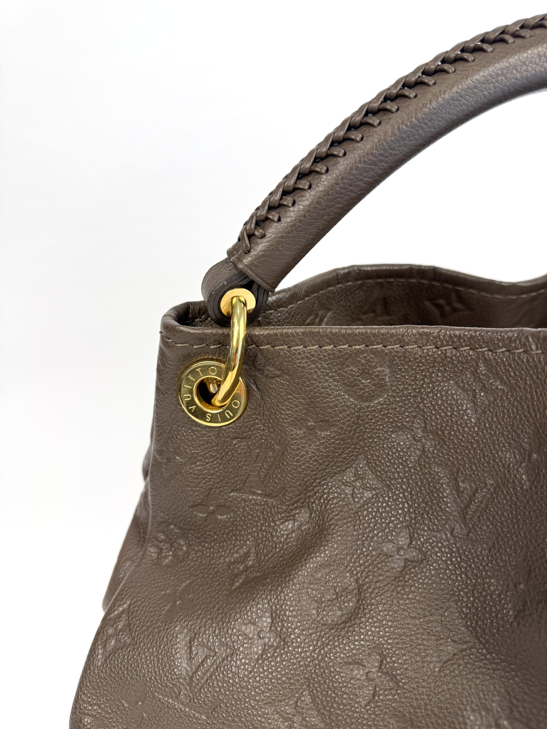Louis Vuitton Artsy MM Terre Empreinte Leather Hobo - Image 18