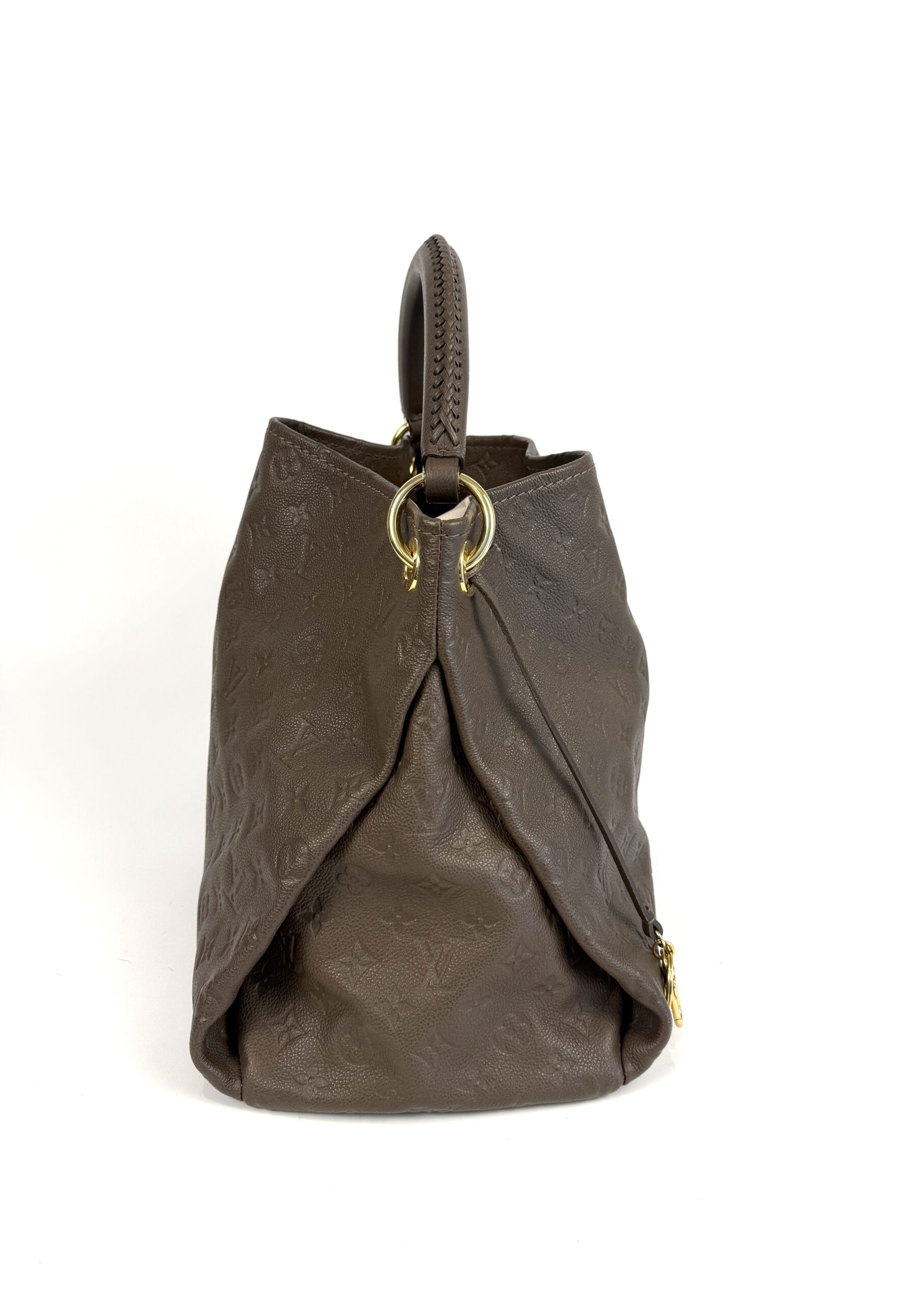 Louis Vuitton Artsy MM Terre Empreinte Leather Hobo - Image 8