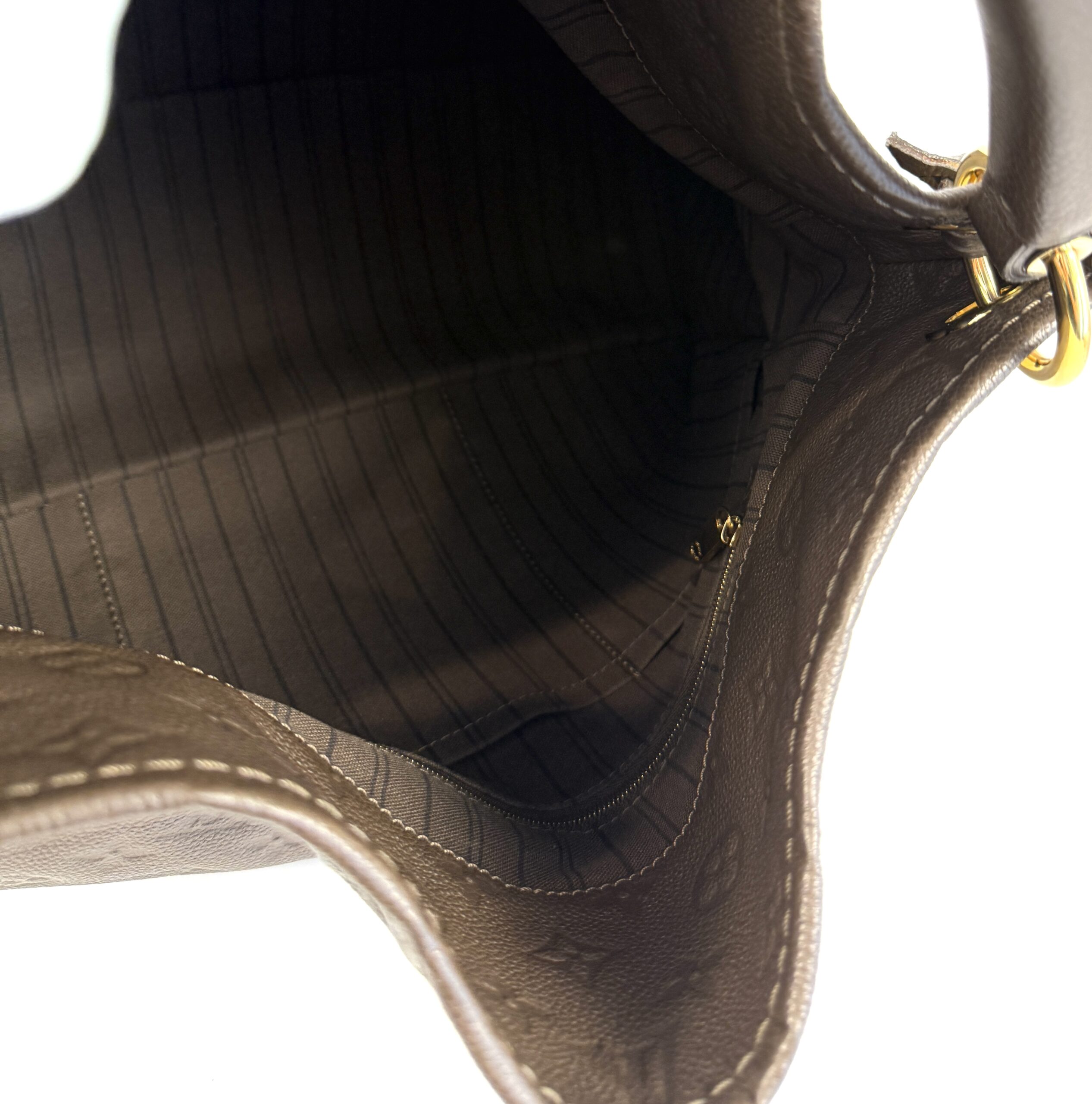 Louis Vuitton Artsy MM Terre Empreinte Leather Hobo - Image 7