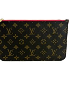 Back of the pochette in Monogram canvas