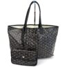 Goyard Goyardine Saint Louis PM Black