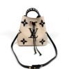 Front view with the long crossbody strap