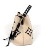 Opposite side view with the drawstring