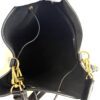 Black microfiber interior with the drawstring loosened