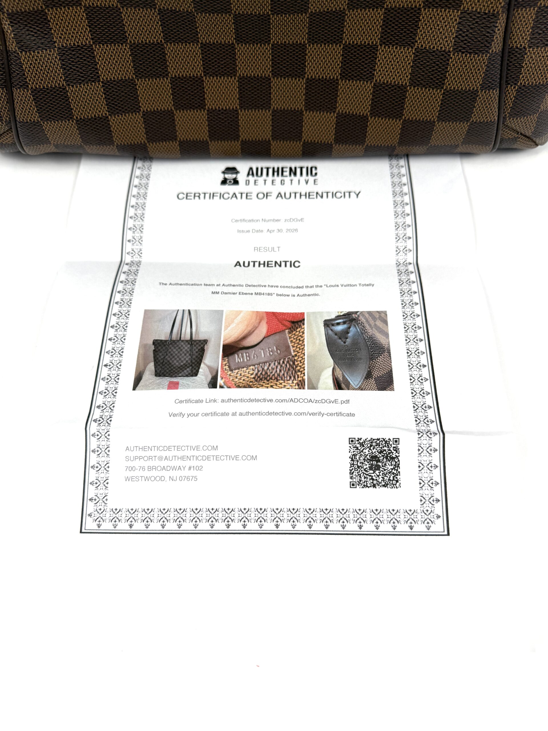 Louis Vuitton Totally MM Damier Ebene Canvas - Image 8