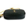 YSL Saint Laurent Grain De Poudre Matelasse Monogram Mini Lou Camera Bag Vert Fonce Green - Image 14