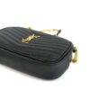 YSL Saint Laurent Grain De Poudre Matelasse Monogram Mini Lou Camera Bag Vert Fonce Green - Image 15