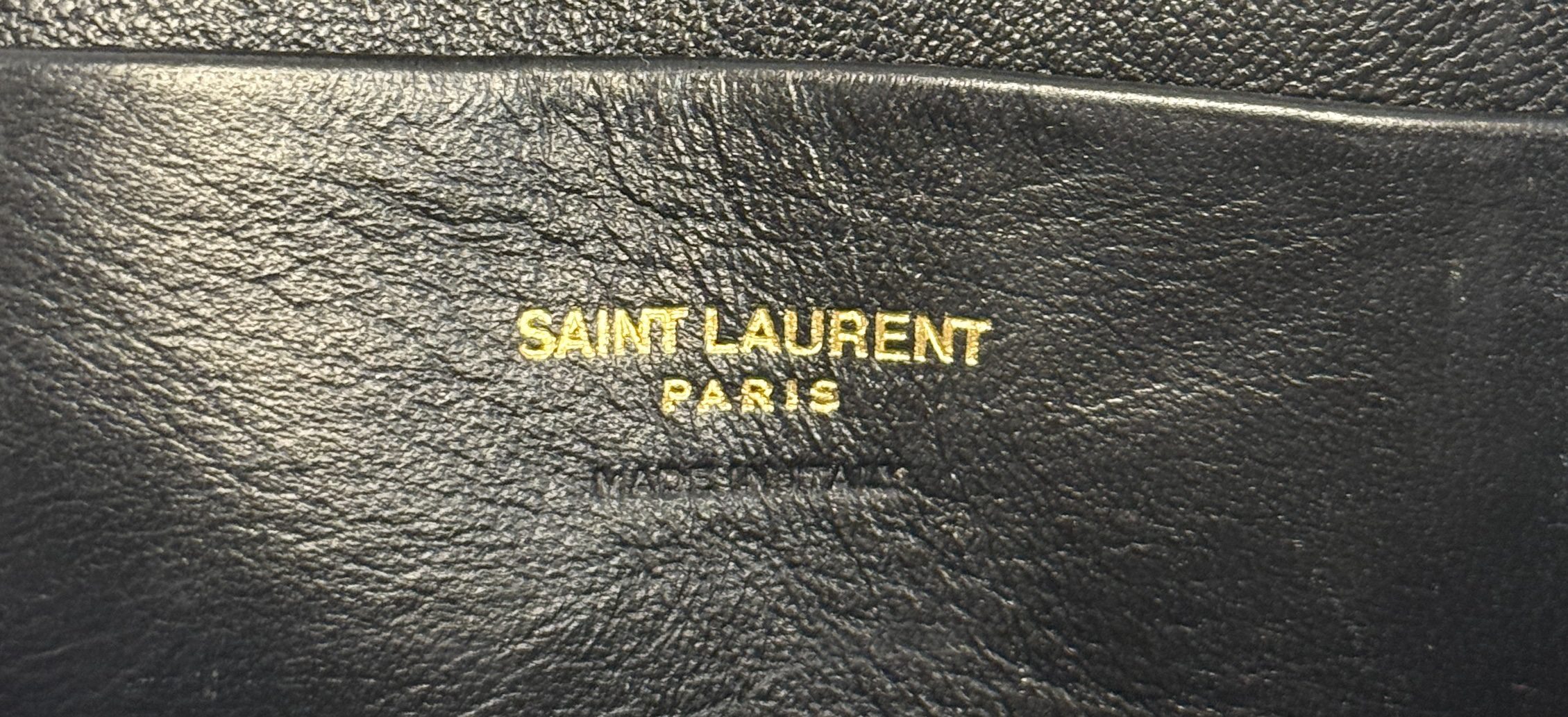 YSL Saint Laurent Grain De Poudre Matelasse Monogram Mini Lou Camera Bag Vert Fonce Green - Image 11