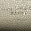 YSL Saint Laurent Envelope Flap Pouch In Mix Matelassé Grain De Poudre Embossed Cream Leather - Image 17