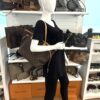 The Neverfull MM styled on a mannequin in the shop