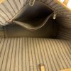 Interior zip pocket opened