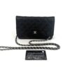 CHANEL Black Classic Caviar Leather Wallet On Chain WOC Shoulder Bag Crossbody SHW - Image 3