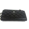 CHANEL Black Classic Caviar Leather Wallet On Chain WOC Shoulder Bag Crossbody SHW - Image 5