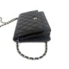 CHANEL Black Classic Caviar Leather Wallet On Chain WOC Shoulder Bag Crossbody SHW - Image 10