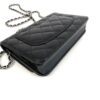 CHANEL Black Classic Caviar Leather Wallet On Chain WOC Shoulder Bag Crossbody SHW - Image 16