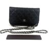 CHANEL Black Classic Caviar Leather Wallet On Chain WOC Shoulder Bag Crossbody SHW - Image 25