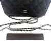 CHANEL Black Classic Caviar Leather Wallet On Chain WOC Shoulder Bag Crossbody SHW - Image 26