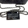 CHANEL Black Classic Wallet On Chain WOC Crossbody Lambskin Silver Hardware - Image 18