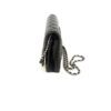 CHANEL Black Classic Wallet On Chain WOC Crossbody Lambskin Silver Hardware - Image 11