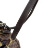 Shoulder strap clipped to the side ring