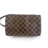 Base of the bag in Damier Ebene canvas