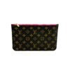 Back of the pochette in Monogram canvas