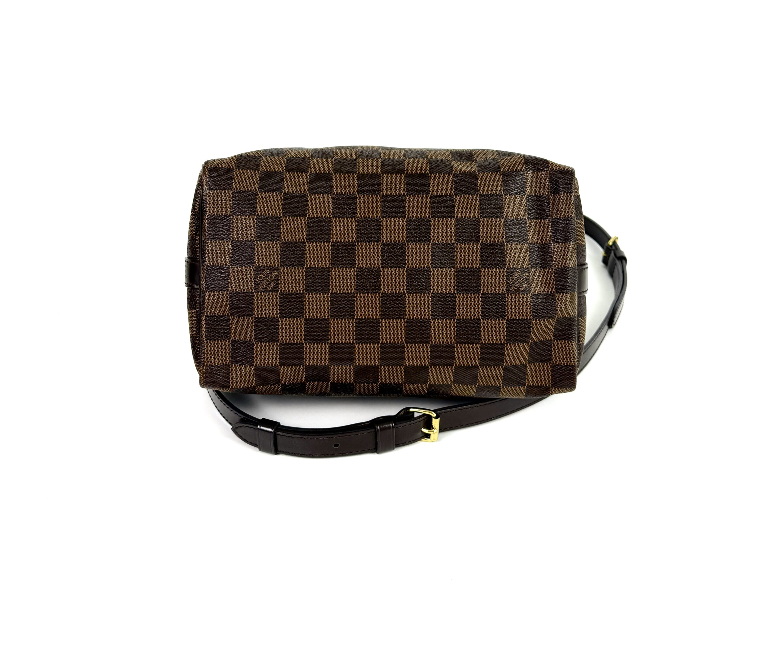 Louis Vuitton Damier Ebene Speedy Bandouliere 25 Red - AA0117 - Image 13
