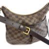 Strap buckle close up across the front