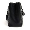 Chanel GST Black Caviar Shopping Tote Silver Hardware - Image 8