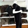 Chanel GST Black Caviar Shopping Tote Silver Hardware - Image 2