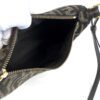 Fendi Denim Jacquard FF Effect Vitello Grace Mini Fendigraphy Hobo Bag Tobacco Moro Ebano - Image 24