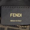 Fendi Denim Jacquard FF Effect Vitello Grace Mini Fendigraphy Hobo Bag Tobacco Moro Ebano - Image 11