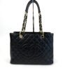 Chanel GST Black Caviar Shopping Tote Gold Hardware
