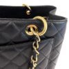 Chanel GST Black Caviar Shopping Tote Gold Hardware - Image 27