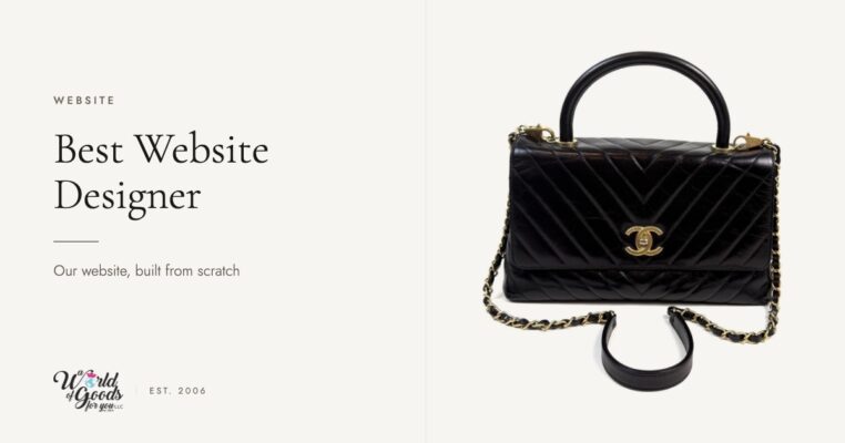 Chanel Coco Handle flap in black chevron quilted calfskin