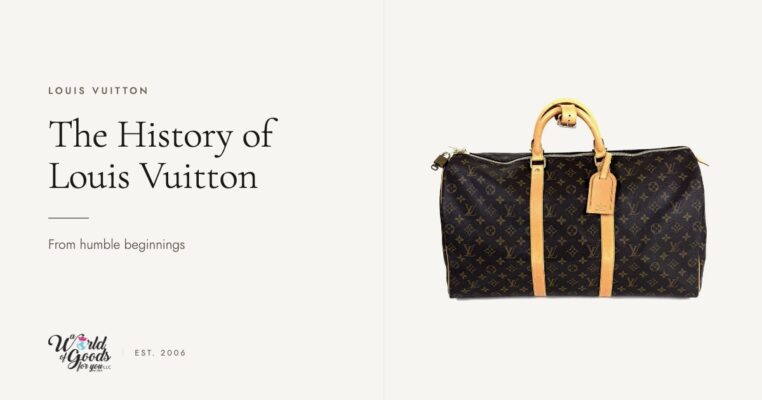 Louis Vuitton Monogram Keepall 50, for the history of Louis Vuitton